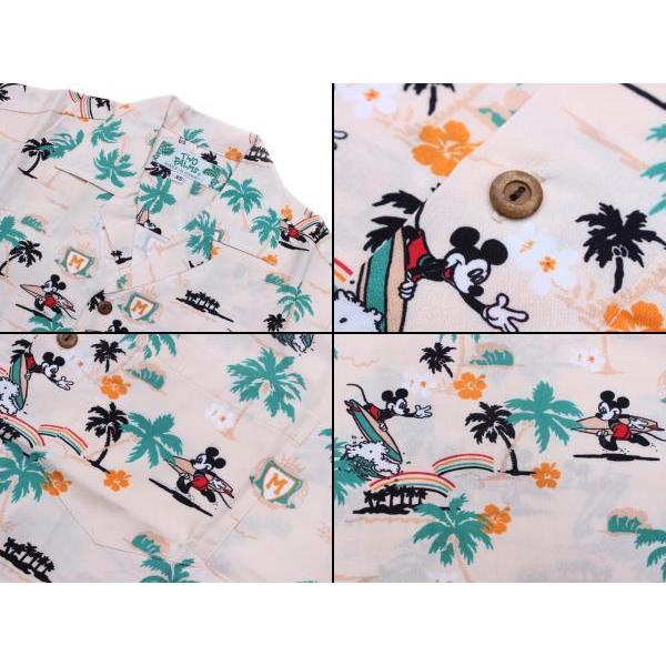 TWO PALMS トゥーパームス アロハシャツ ハワイ製 ディズニー ミッキー