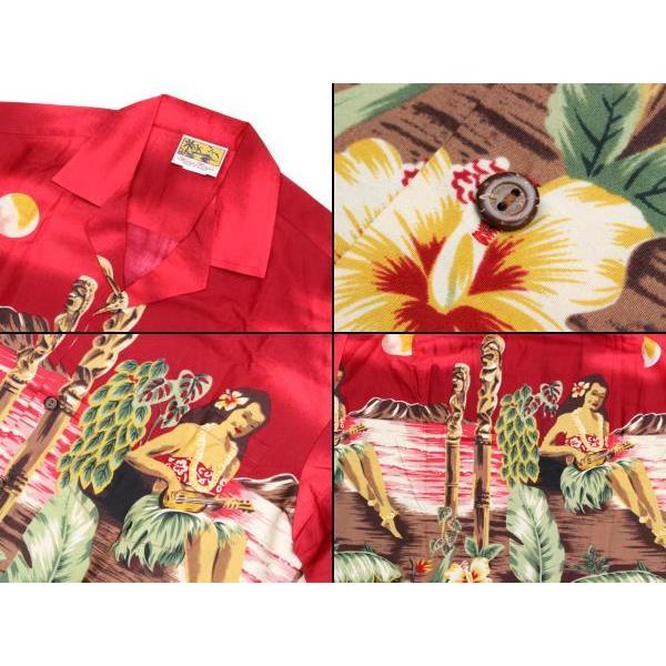 アロハシャツ フラガール ファッション 極美品 SUNSURF アロハシャツ