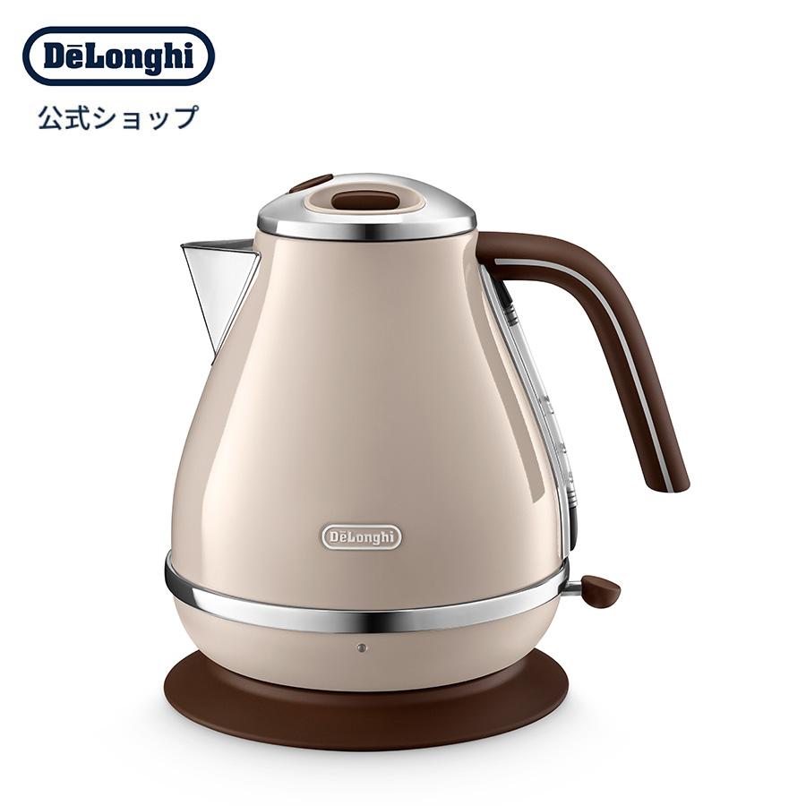 新品未使用デロンギ アイコナicona・ヴィンテージ ベージュ電気ケトル デロンギ（DeLonghi） 電気ケトル アイコナ・ヴィンテージ ドルチェ