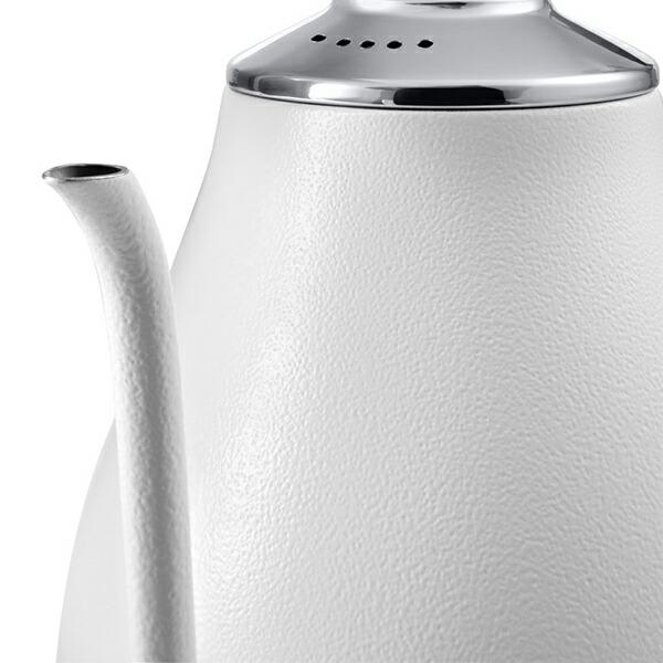 デロンギ アイコナ 温度設定機能付き電気カフェケトル ホワイト デロンギ アイコナ 温度設定機能付き電気カフェケトル ホワイト