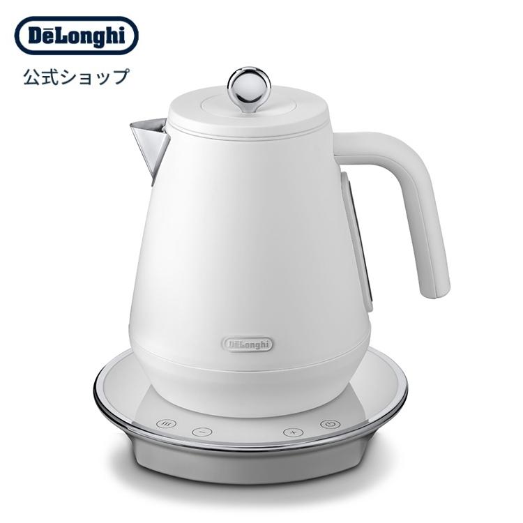 デロンギ エクレティカ 温度設定機能付き電気ケトル ホワイト デロンギ エクレティカ 温度設定機能付き電気ケトル ホワイト