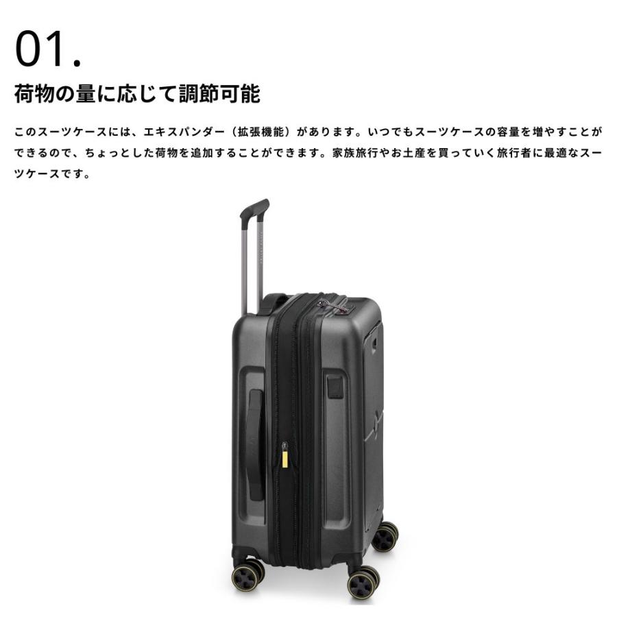 DELSEY（デルセー） 公式 TURENNE チュレーネ 56cm ハードスーツケース
