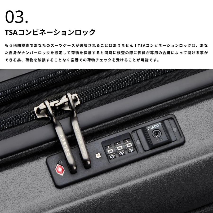 DELSEY（デルセー） 公式 TURENNE チュレーネ 56cm ハードスーツケース