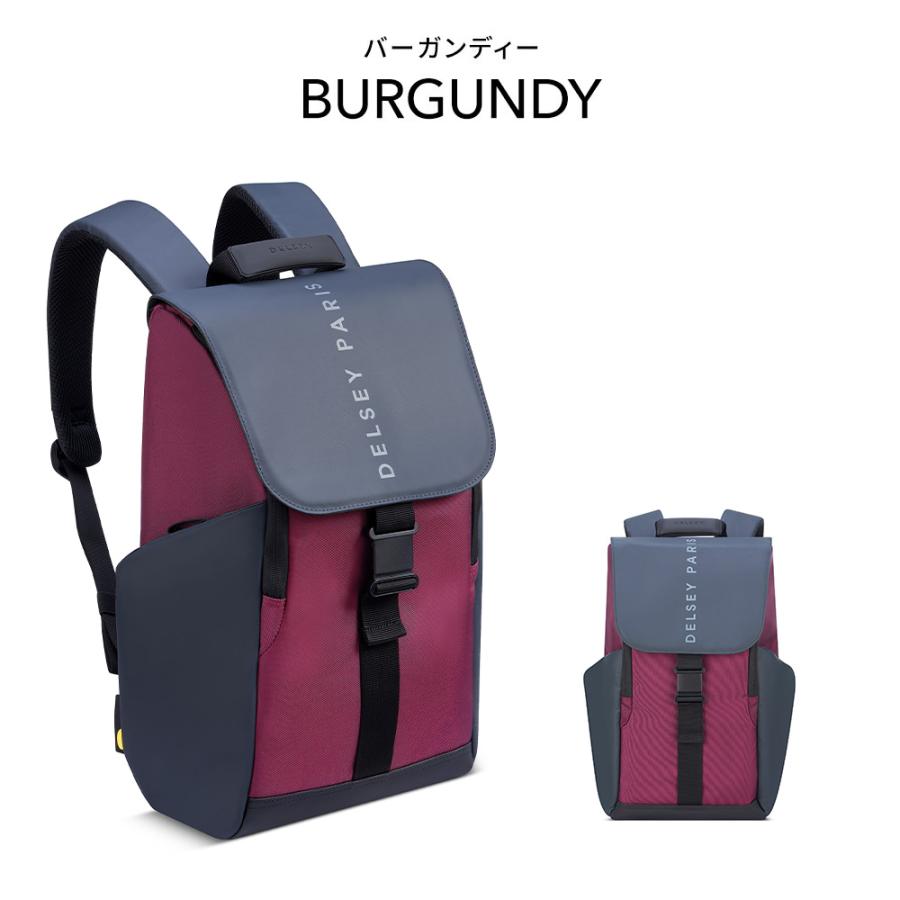 公式 DELSEY デルセー SECURFLAP セキュフラップ 16 バックパック ロゴ