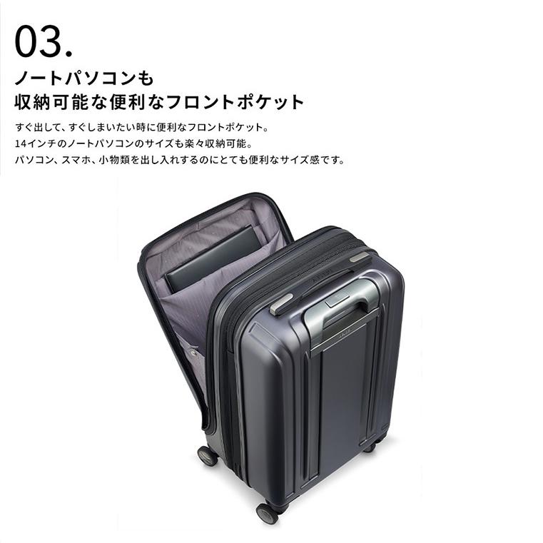 DELSEY デルセー TITANIUM チタニウム スーツ ケース 小型 Sサイズ 拡張 大容量 軽量 TSAロック 8輪キャスター 国際保証付 おしゃれ ビジネス delsey paris｜delsey｜11