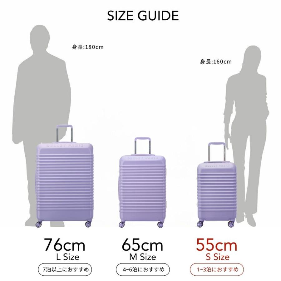 公式 DELSEY デルセー BASTILLE スーツケース 39L Sサイズ 機内