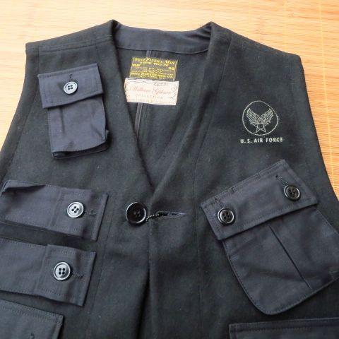 バズリクソンズ ウィリアム・ギブソン BUZZ RICKSONS × WILLIAM GIBSON 『type WG-4 VEST』BR12663-119/BLACK 
