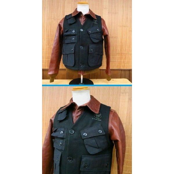 バズリクソンズ ウィリアム・ギブソン BUZZ RICKSONS × WILLIAM GIBSON 『type WG-4 VEST』BR12663-119/BLACK 