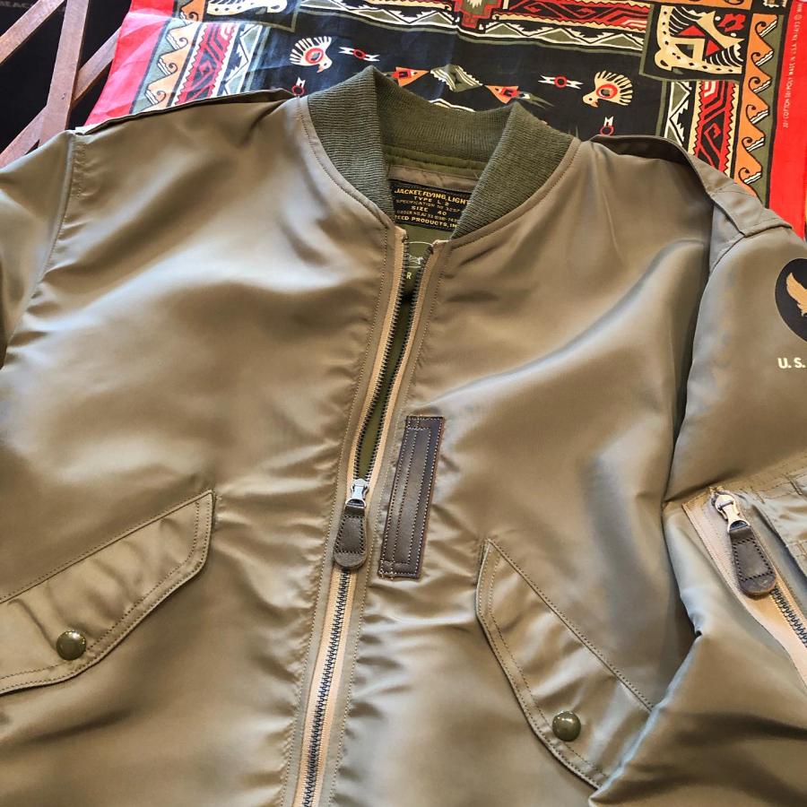 バズリクソンズ BUZZ RICKSON'S ライト フライングジャケット Type L-2  “REED PRODUCTS, INC.” BR15125-01/OLIVE DRABの画像