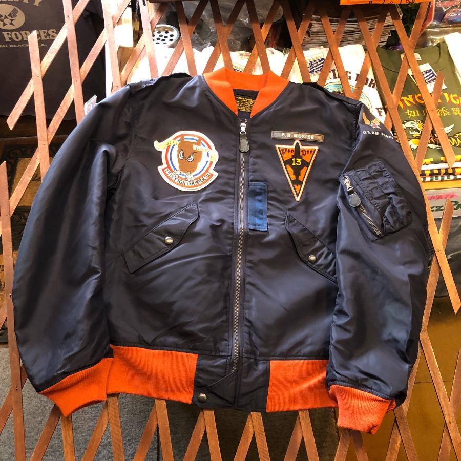 BUZZ RICKSON'S バズリクソンズ Type L-2A ORANGE RIB パッチ BUZZ RICKSON'S バズリクソンズ Type L-2A ORANGE RIB パッチ