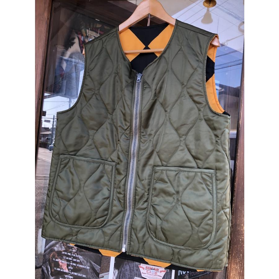 BUZZ RICKSON'S バズリクソンズ LINE CREWMAN VEST (MOD.) REVERSIBLE