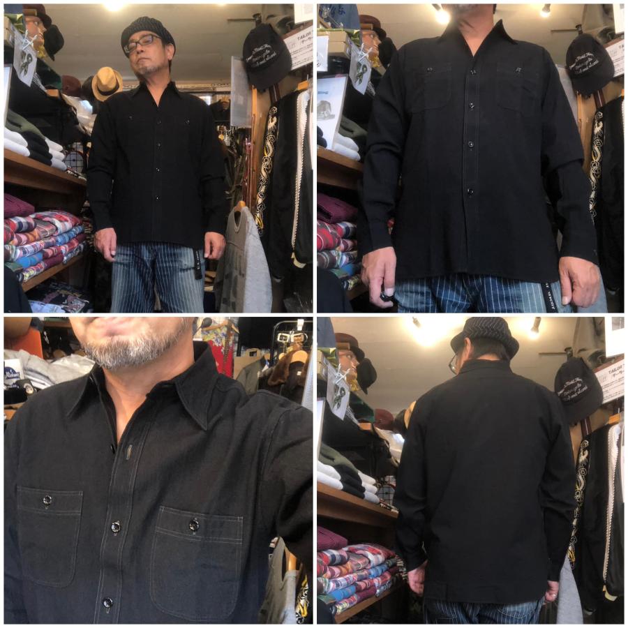 BUZZ RICKSON'S WILLIAM GIBSON COLLECTION BLACK CHAMBRAY WORK