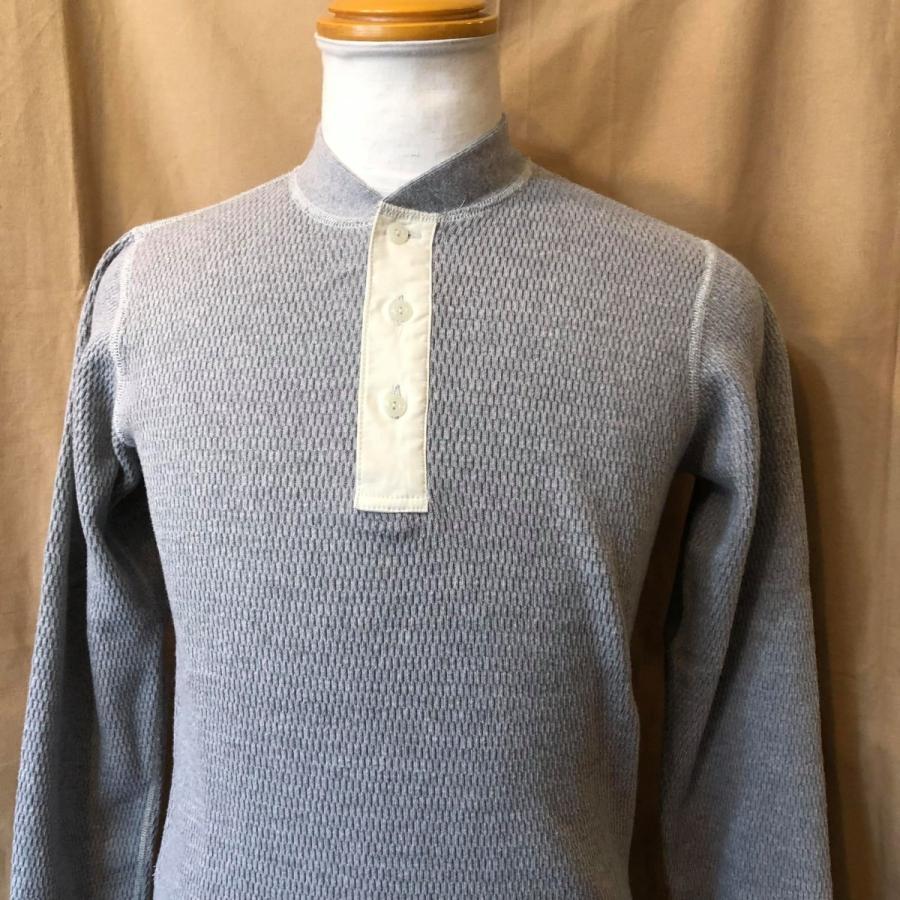 BUZZ RICKSON'S バズリクソンズ 長袖 ミリタリー サーマル ヘンリー