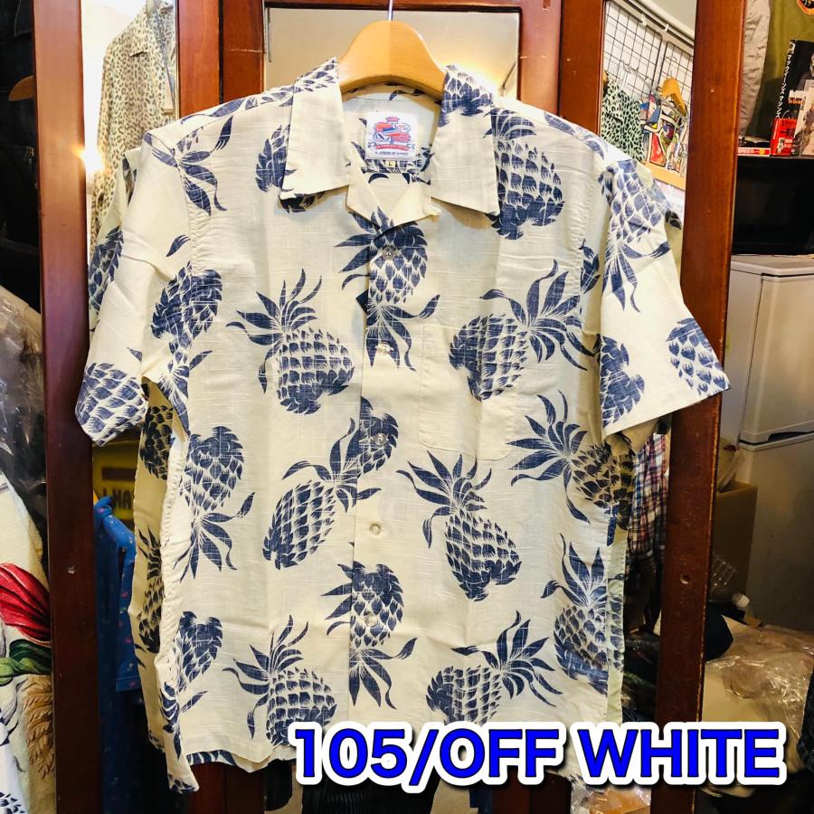 DUKE KAHANAMOKU デュークカハナモク コットン リネン アロハシャツ “DUKES PINEAPPLE” DK39092-105/119 “DUKES