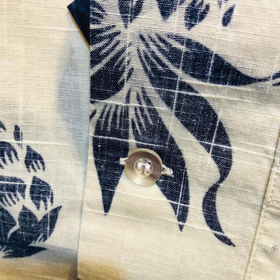 DUKE KAHANAMOKU デュークカハナモク コットン リネン アロハシャツ “DUKES PINEAPPLE” DK39092-105/119 “DUKES