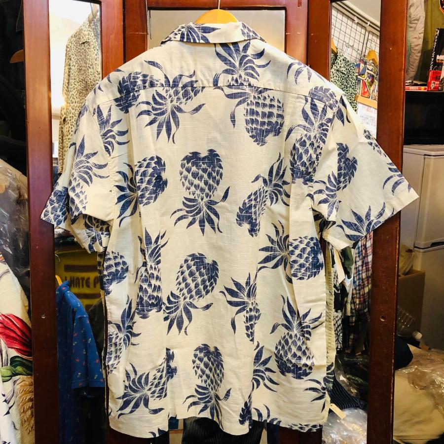 DUKE KAHANAMOKU デュークカハナモク コットン リネン アロハシャツ “DUKES PINEAPPLE” DK39092-105/119 “DUKES