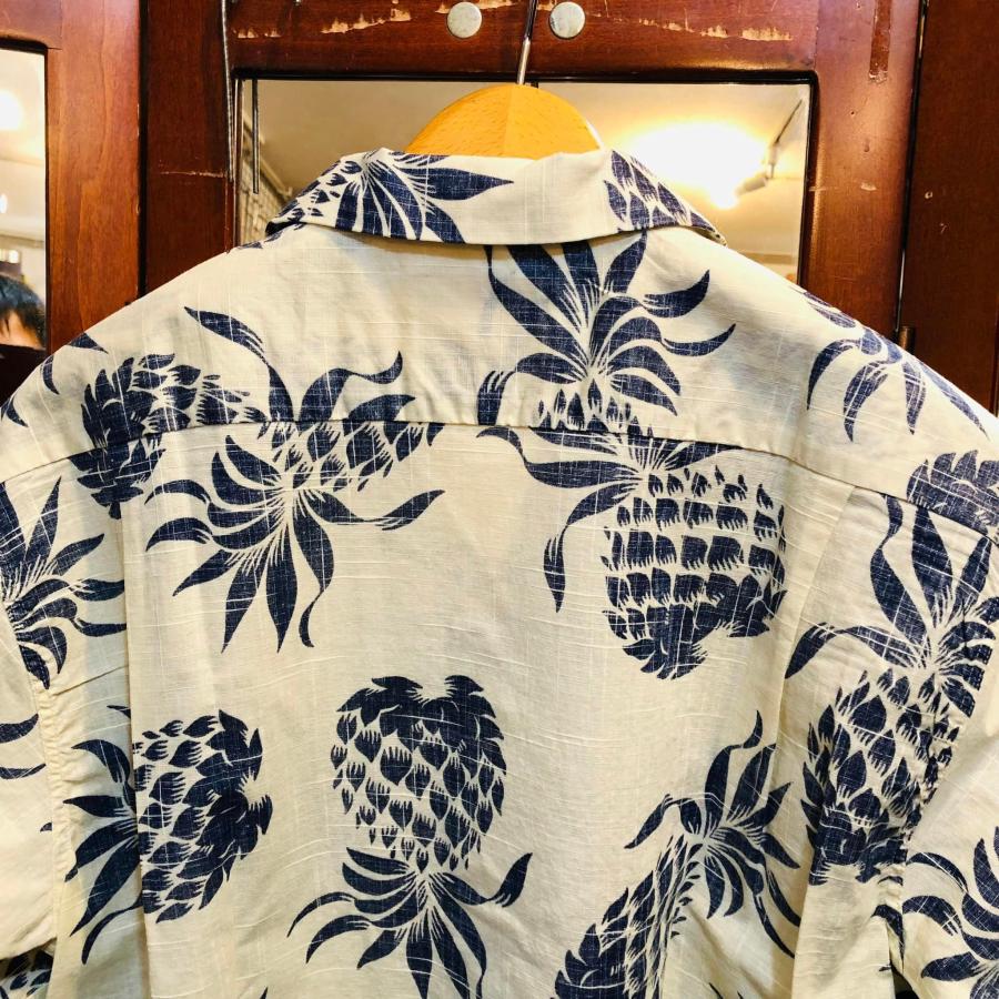 DUKE KAHANAMOKU デュークカハナモク コットン リネン アロハシャツ “DUKES PINEAPPLE” DK39092-105/119 “DUKES