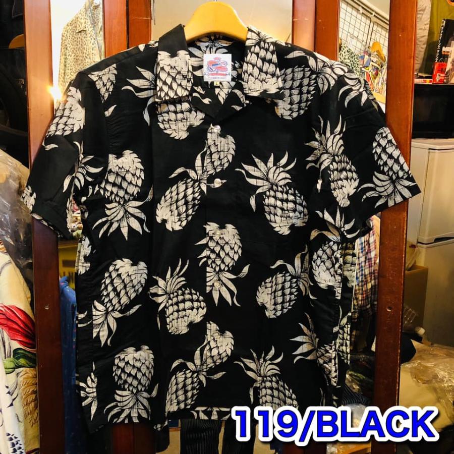 DUKE KAHANAMOKU デュークカハナモク コットン リネン アロハシャツ “DUKES PINEAPPLE” DK39092-105/119 “DUKES