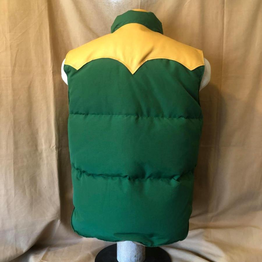 SUGAR CANE シュガーケーン レザーヨーク ダウンベスト LEATHER YOKE