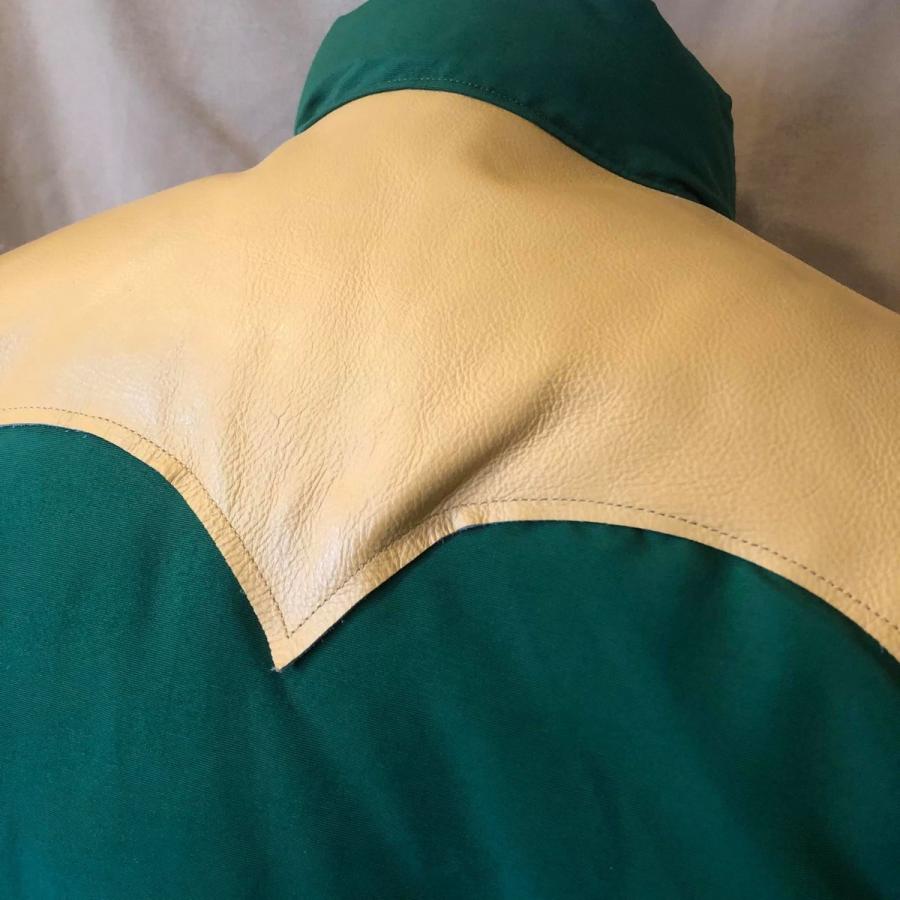 SUGAR CANE シュガーケーン レザーヨーク ダウンベスト LEATHER YOKE