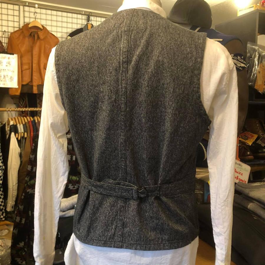 シュガーケーン コバートワークベスト SUGAR CANE 『9oz. BLACK COTTON COVERT WORK VEST』SC12795-119｜delsol-kumamoto｜08