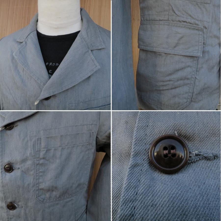 ミスターフリーダム Mister Freedom シュガーケーン MFSC 米国製 コットン/リネン スポーツマン ジャケット 『SPORTSMAN BLAZER』 SC13563A-112/Lt.GRAY | SUGAR CANE | 03