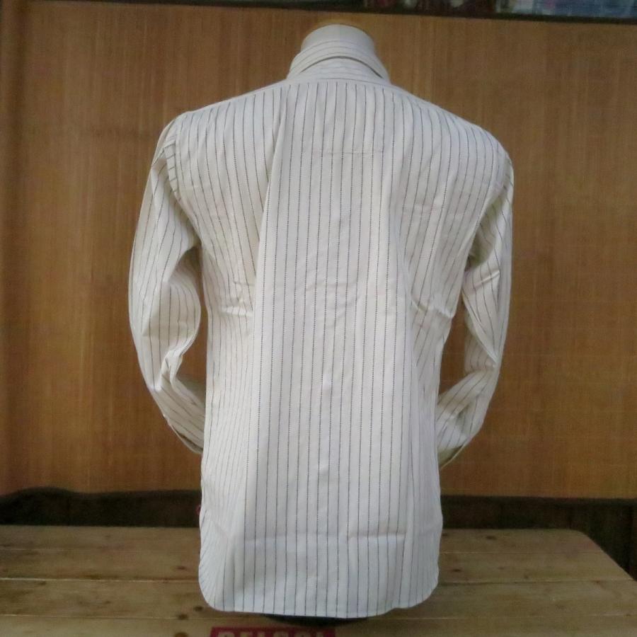 SUGAR CANE シュガーケーン ホワイトウォバッシュ・ストライプ 長袖