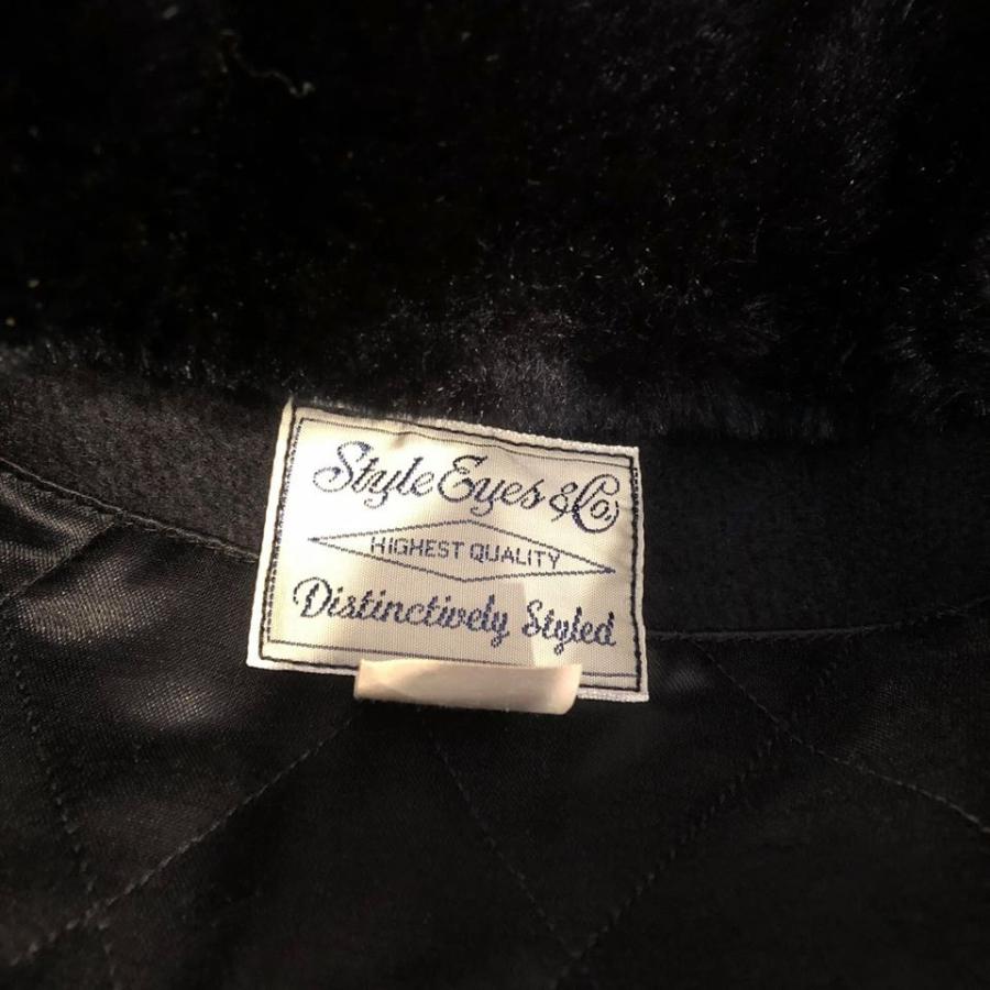新品未使用！ スタイルアイズ STYLE EYES 30オンスウールメルトン・ベアジャケット 熊ジャン SE14480-119/BLACK 【7677033801】(26950円)