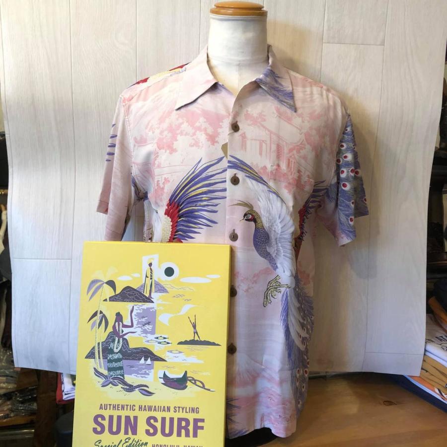 SUN SURF サンサーフ スペシャルエディション アロハ シャツ “PEACOCK