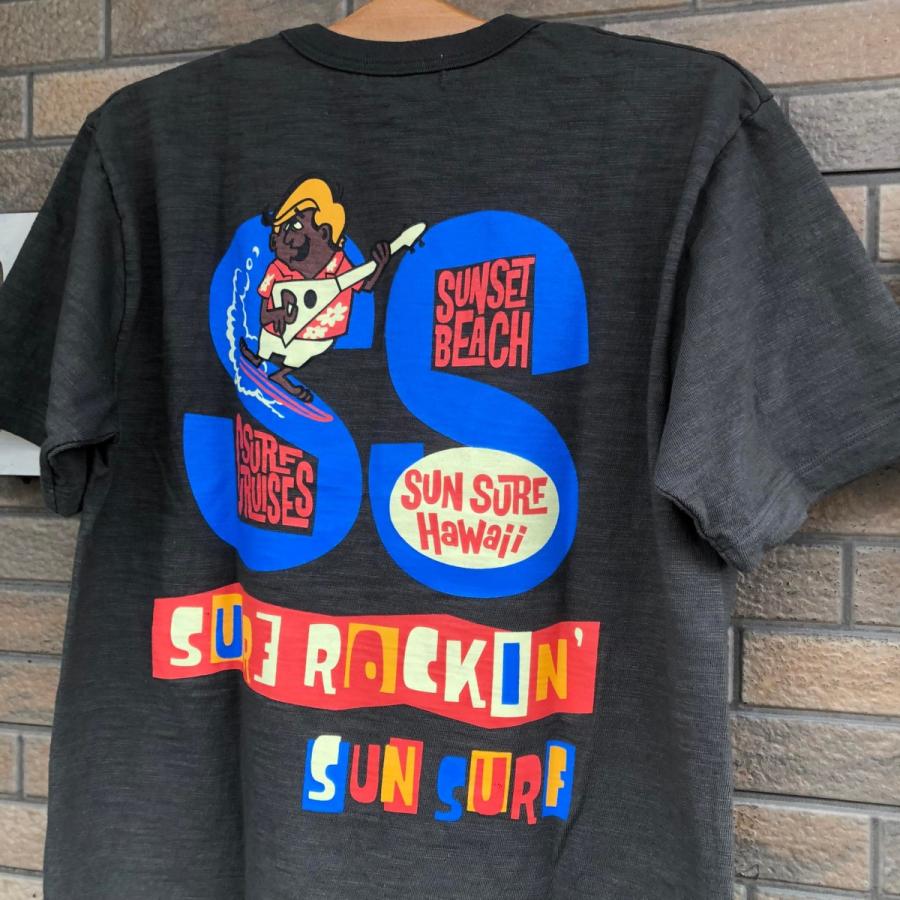 SUN SURF サンサーフ THE SINGING RIDERS 日本製 プリント スラブT