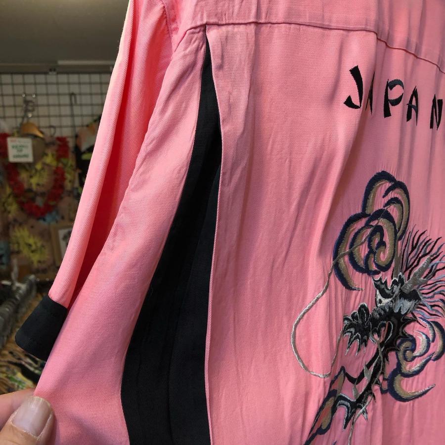 TAILOR TOYO テーラー東洋 レーヨン 総刺繍スカ ボウリングシャツ