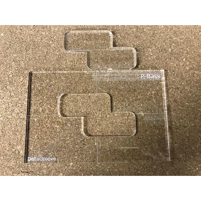 ベース用ピックアップ テンプレートガイド プレシジョンベース プレベ