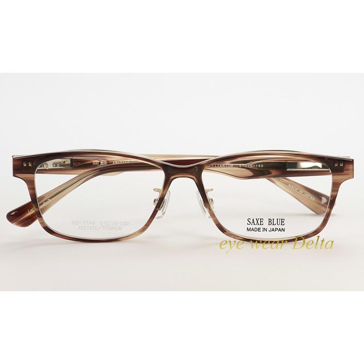 MADE IN JAPAN 跳ね上げ メガネ フレーム 7148-2 新品未使用 日本製 メガネ フレーム SAXE BLUE ザックスブルー ハネアゲ SB-7148