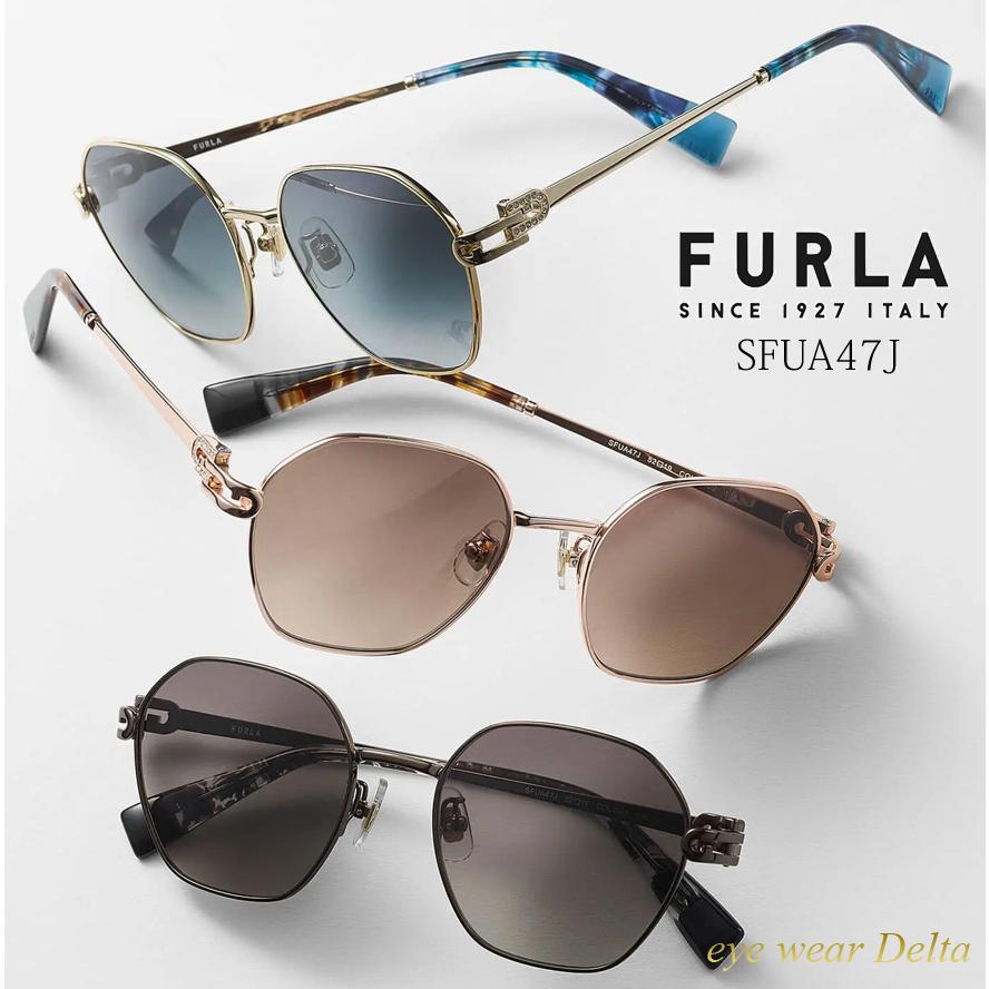 フルラ サングラス 2026 SFUA41J col.06S4 53mm アジアンフィット FURLA 国内正規品 紫外線カット UVカット FURLA（フルラ） レディース サングラス 2026年コレクション Can Cam