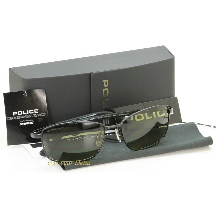 POLICE（ポリス） POLICE×SWANS 偏光サングラス 2026年モデル SPLT75J