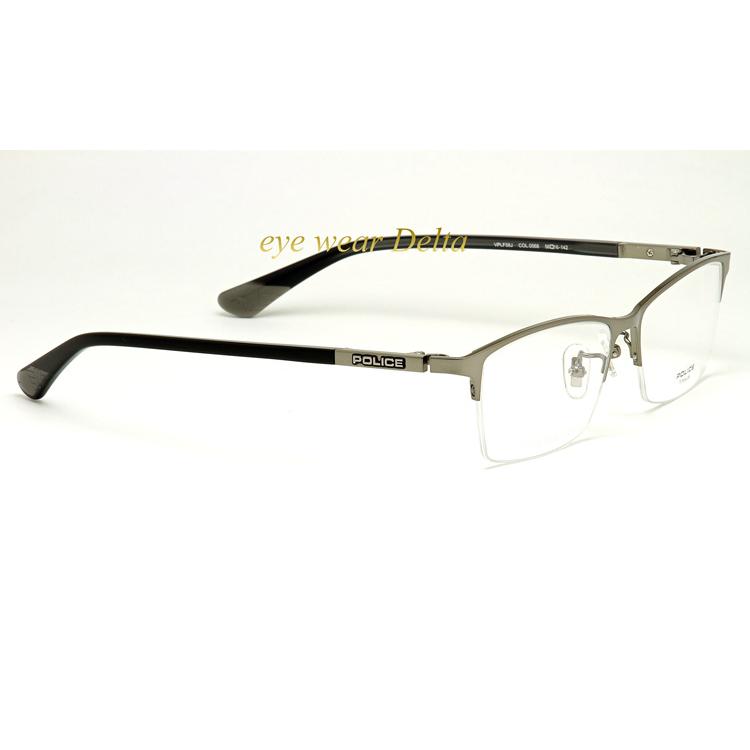POLICE ポリス 軽量チタンフレーム NEWモデル 日本製モデル 国内正規代理店品 ナイロールフレーム VPLF58J-0568 