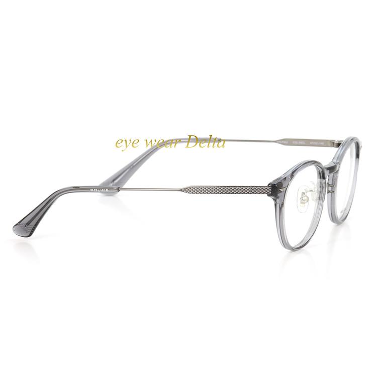 POLICE（ポリス） メガネ フレーム 2024モデル VPLP40J-09CL ボストン