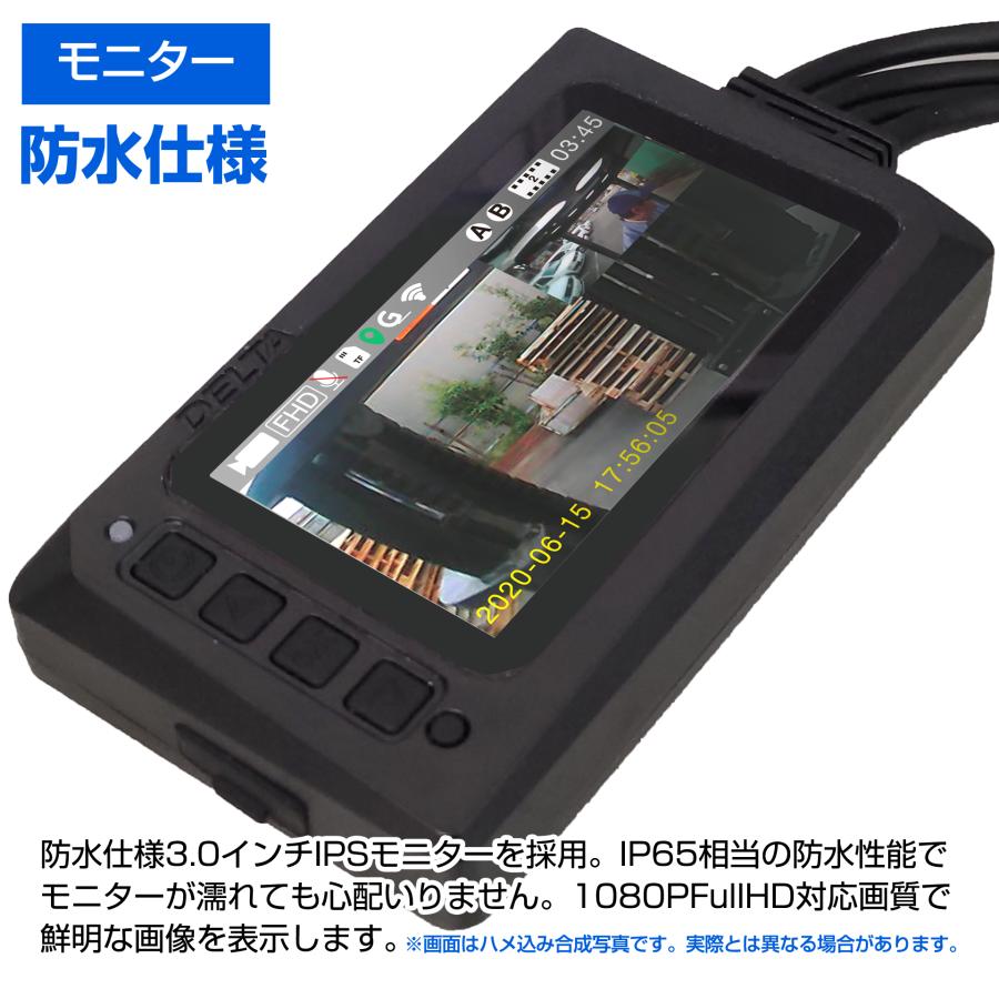 デルタダイレクト D-2146 (技適取得済み) 12V〜24V 建設重機用 防水