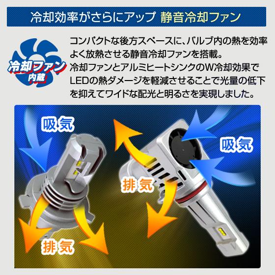 デルタダイレクト D-2150 H4 イージーエクスチェンジ LEDバルブ ヘッド