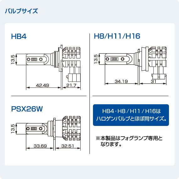 デルタダイレクト デュアルフォーカス LEDフォグランプ ホワイト