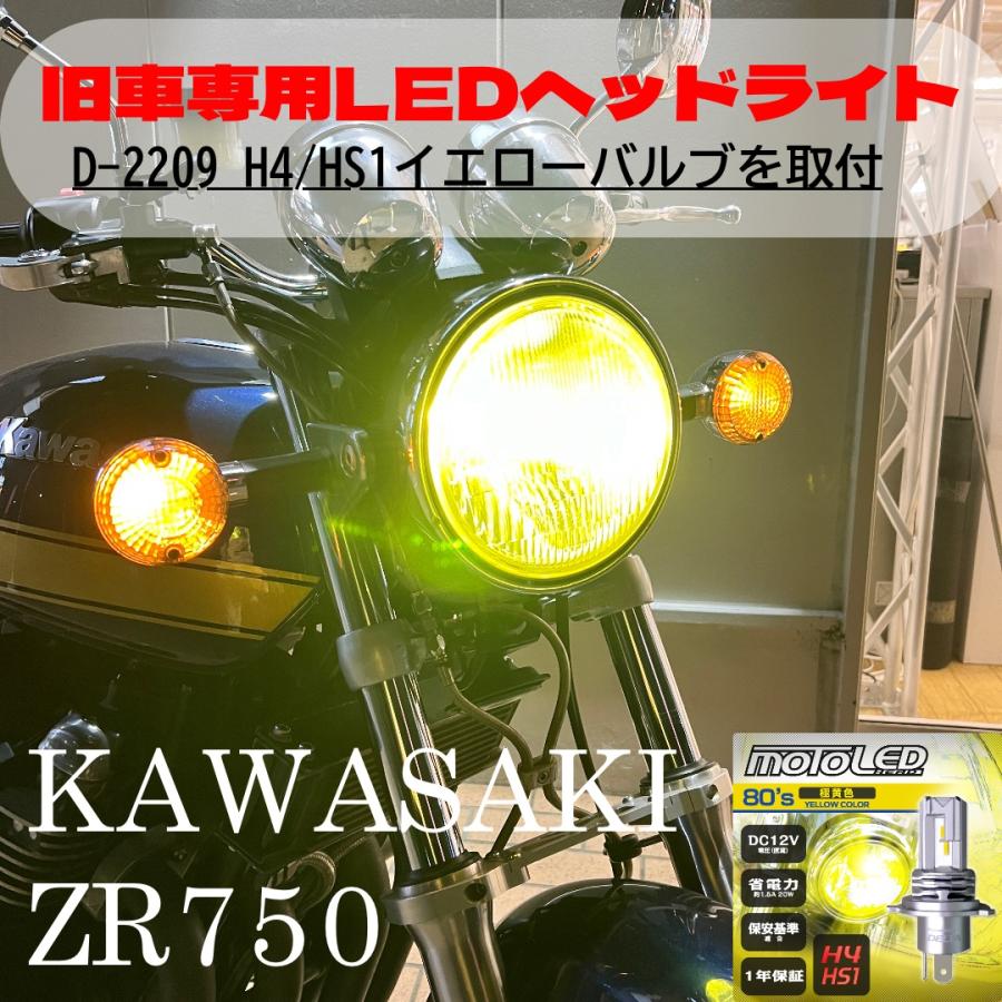 デルタダイレクト D-2209 バイク用 旧車専用 MOTO LED ヘッド H4