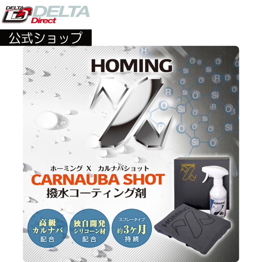デルタダイレクト D-2316 ホーミングX カルナバショット 撥水コーティング剤 300ml 単品 ボディ/ホイール用 ワックス : デルタ ...