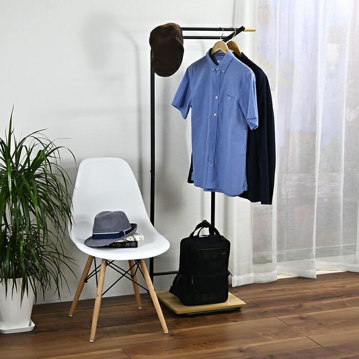 ダブルハンガー ハンガーラック コートハンガー 棚付き 幅54 スリム コンパクト おしゃれ アジャスター付き 衣類収納 コート掛け 玄関収納 省スペース |  | 09