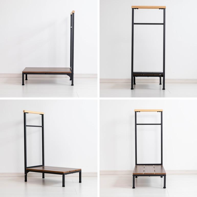 玄関 踏み台 手すり付き ステップ台 取っ手付き 約幅約60cm 片側 片手 昇り降りが楽に スチール製 昇降補助 コンパクト |  | 10