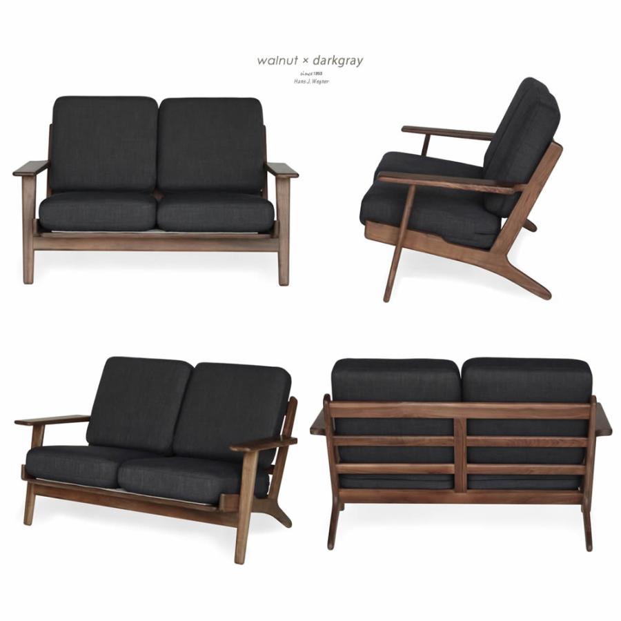送料込み　ハンス・J・ウェグナー GE290 リプロダクト 2人掛けソファ 楽天市場】ハンス・J・ウェグナー GE290 2P GETAMA sofa 二人