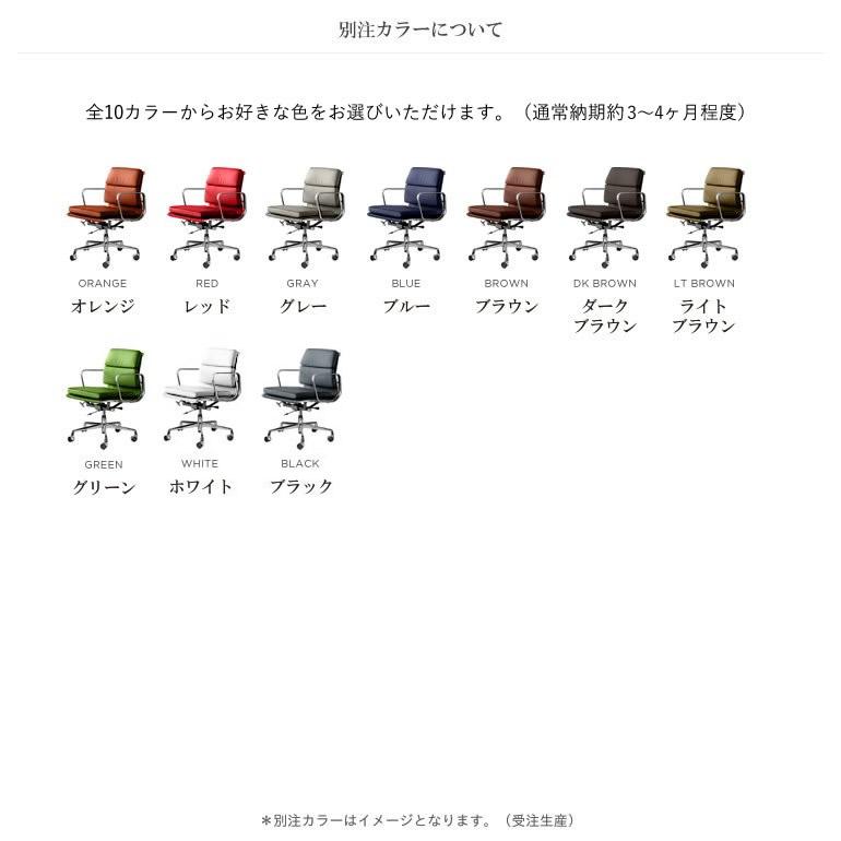 アルミナムチェア 受注生産 本革 ローバック ソフトパッド アルミナムチェア 受注生産 本革 ローバック ソフトパッド