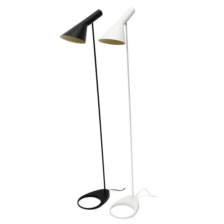 ARNE JACOBSEN AJフロアランプ ブラック ホワイト リプロダクト ARNE JACOBSEN AJフロアランプ ブラック ホワイト リプロダクト