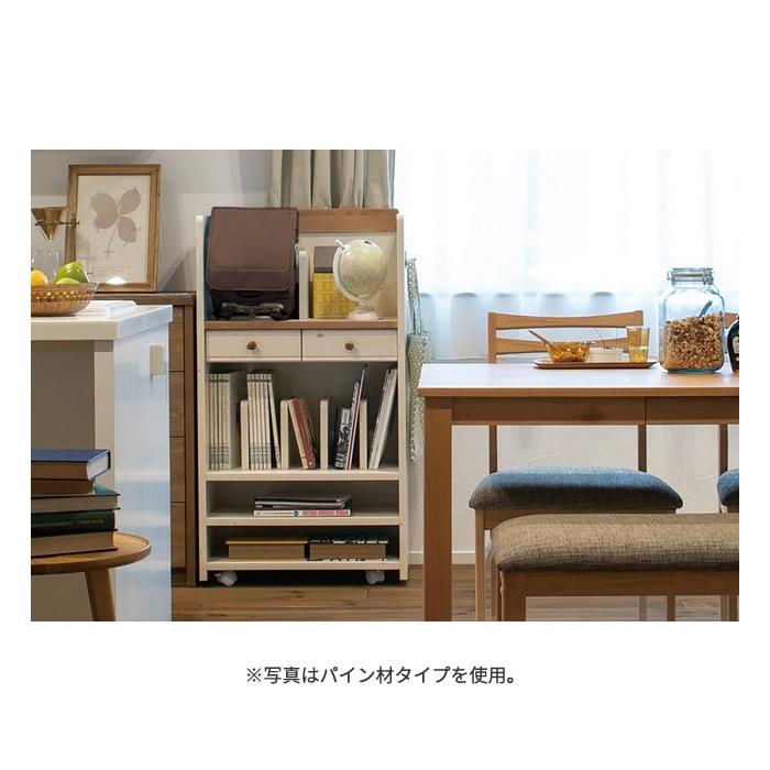 ランドセルラック 幅60cm 完成品 コンパクト スリム 収納 リビング 子供部屋 シンプル 天然木 オイル仕上げ 一部送料別 法人割 引っ越し 引越しの画像
