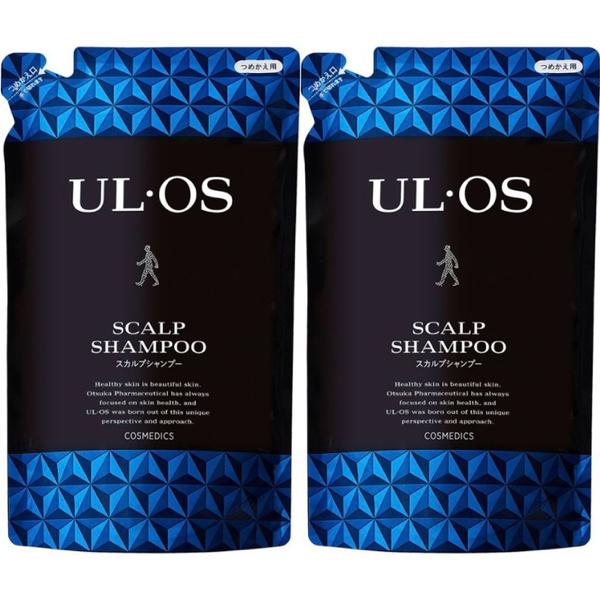2個セット ULOS ウルオス 薬用スカルプ シャンプー 詰め替え 420ml 送料無料 つめかえ メール便発送(追跡番号あり)