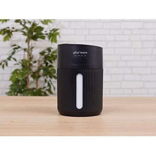 阪和 超音波式加湿器 plusmore(プラスモア) ブラック HOE-M066-BK